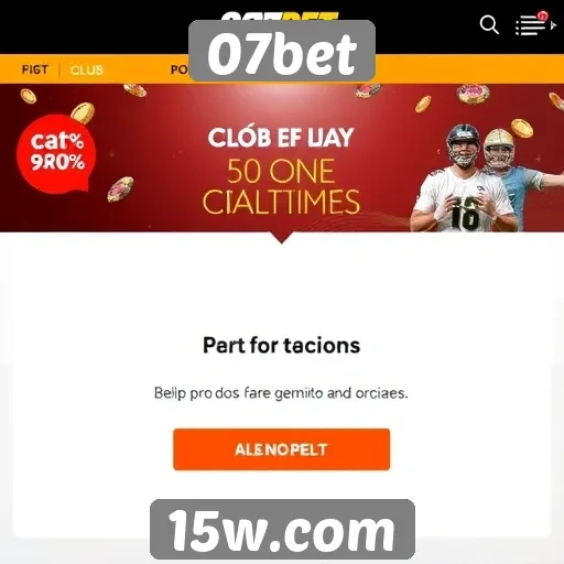 Promoções e bônus atrativos do site 07bet